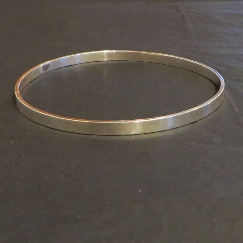 Plain Bangle - Hallmarked